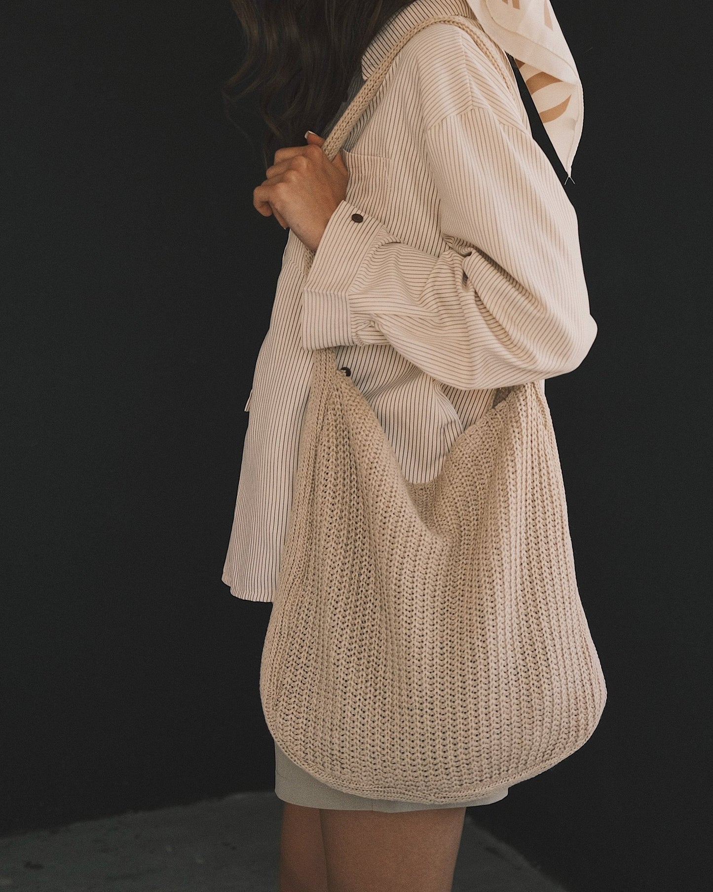 Bags В’язаний шопер, 4 кольори, містка сумка Black - Kashket.me Taton.shop