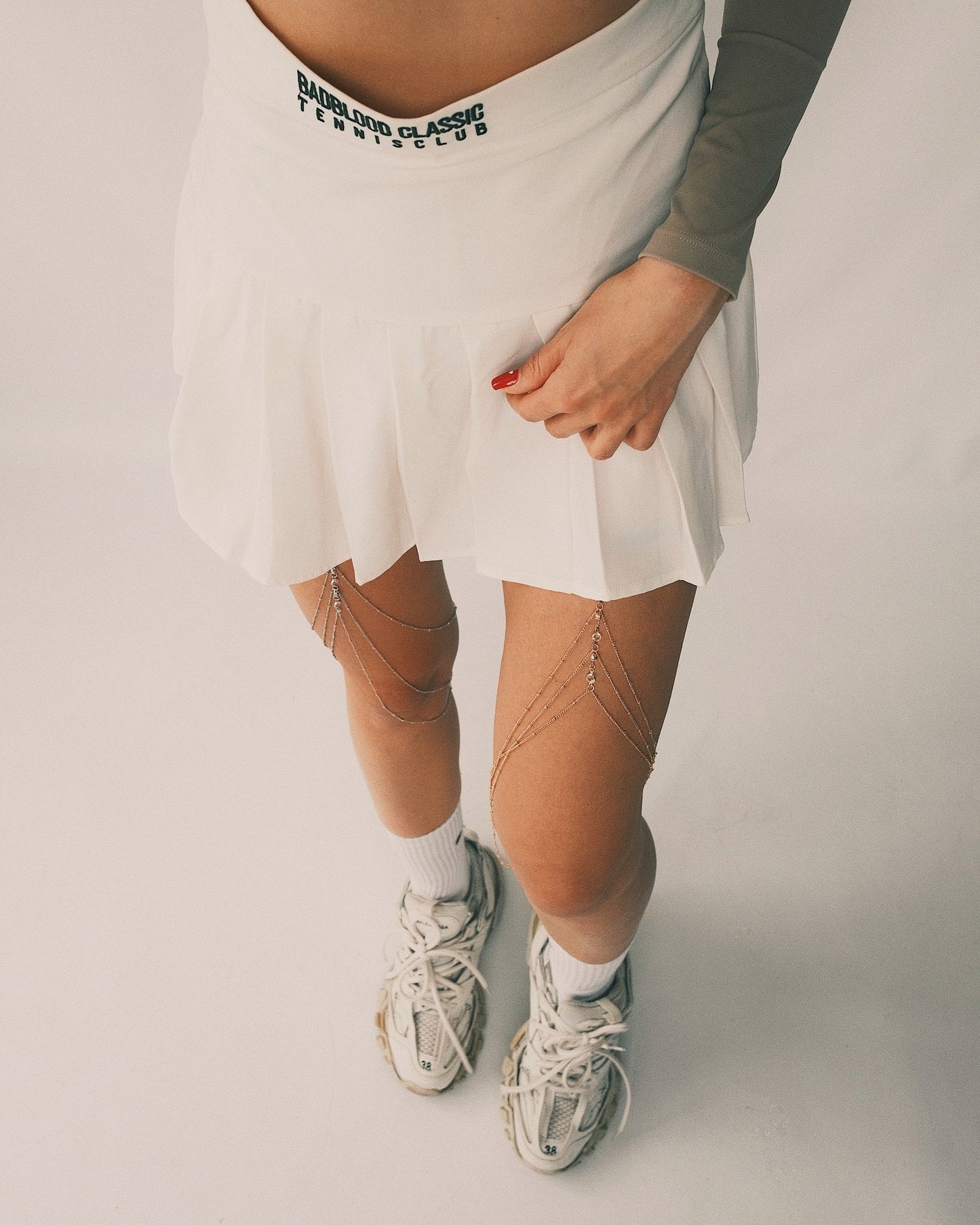 Гартера Прикраса на стегно — таємний шепіт Silver - Kashimir.me Taton.shop