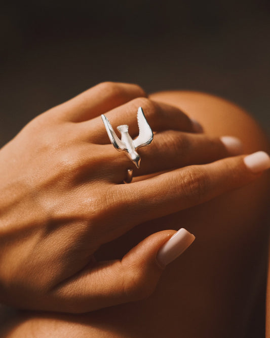 🕊️ Каблучка «Ластівка свободи» - Kashimir.me Taton.shop