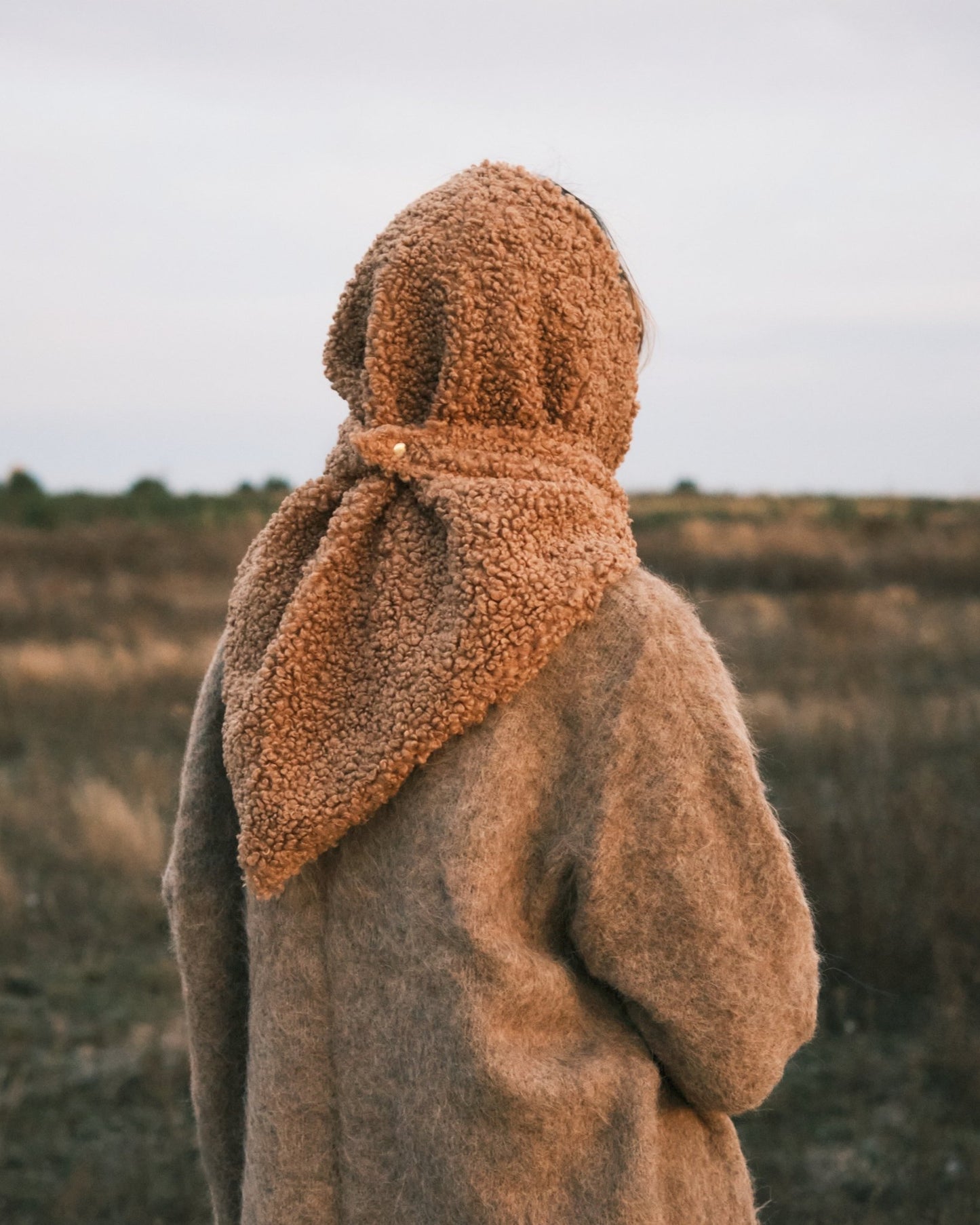 Хуска Тепла Зимня Косинка під Барашку Black - Kashket.me Taton.shop