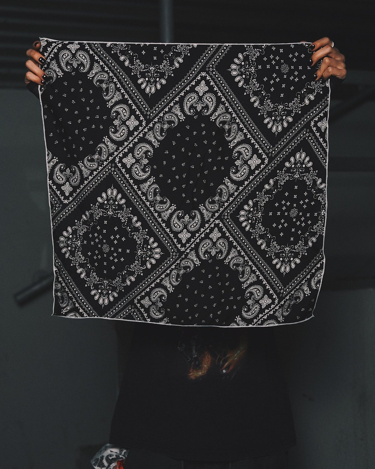 Хустка Бандана - косинка у стрітстайл стилі Black - Kashket.me Taton.shop