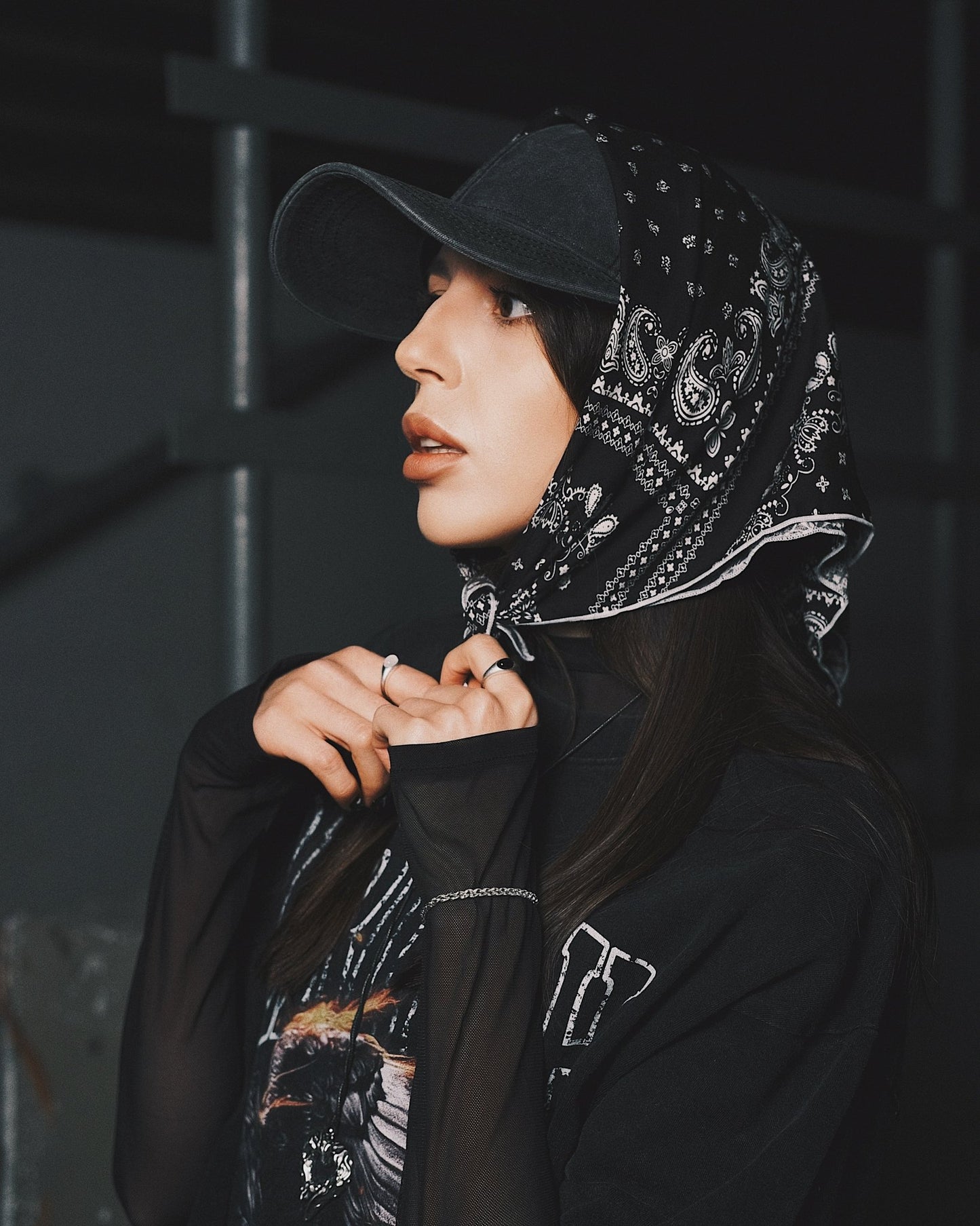 Хустка Бандана - косинка у стрітстайл стилі White - Kashket.me Taton.shop