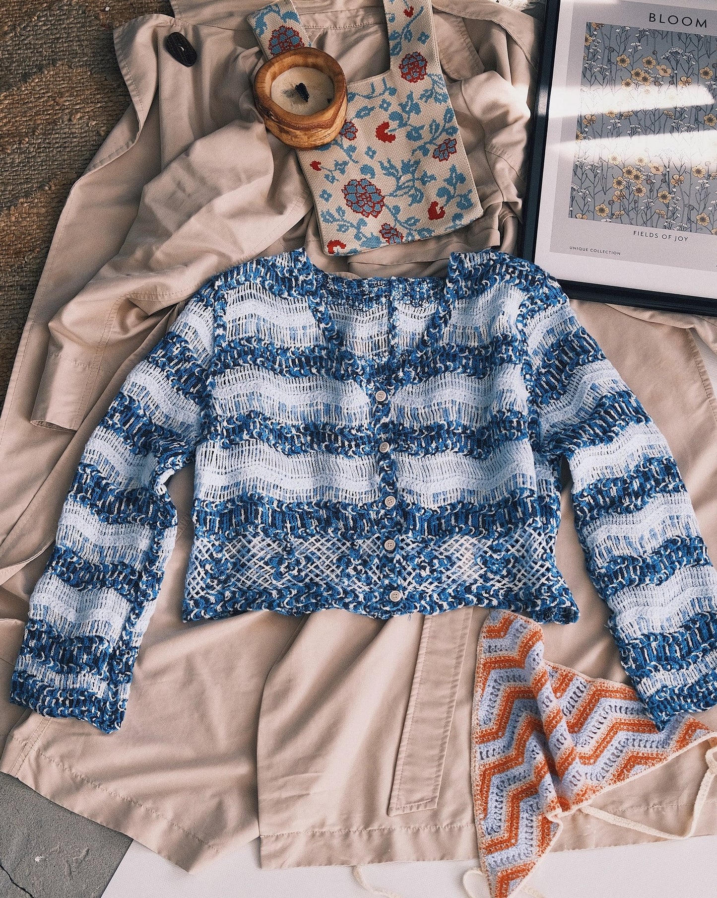 Tops Хвилюючий Вʼязаний Кардинан 🧶 One size Pink - Tsupkyi (Цупкий) Taton.shop