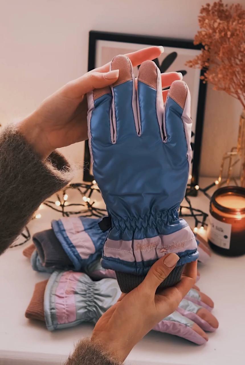 Рукавиці Лижні Теплі Рукавички до - 40°C I Kashket (Кашкет) Сині - Kashket.me Taton.shop