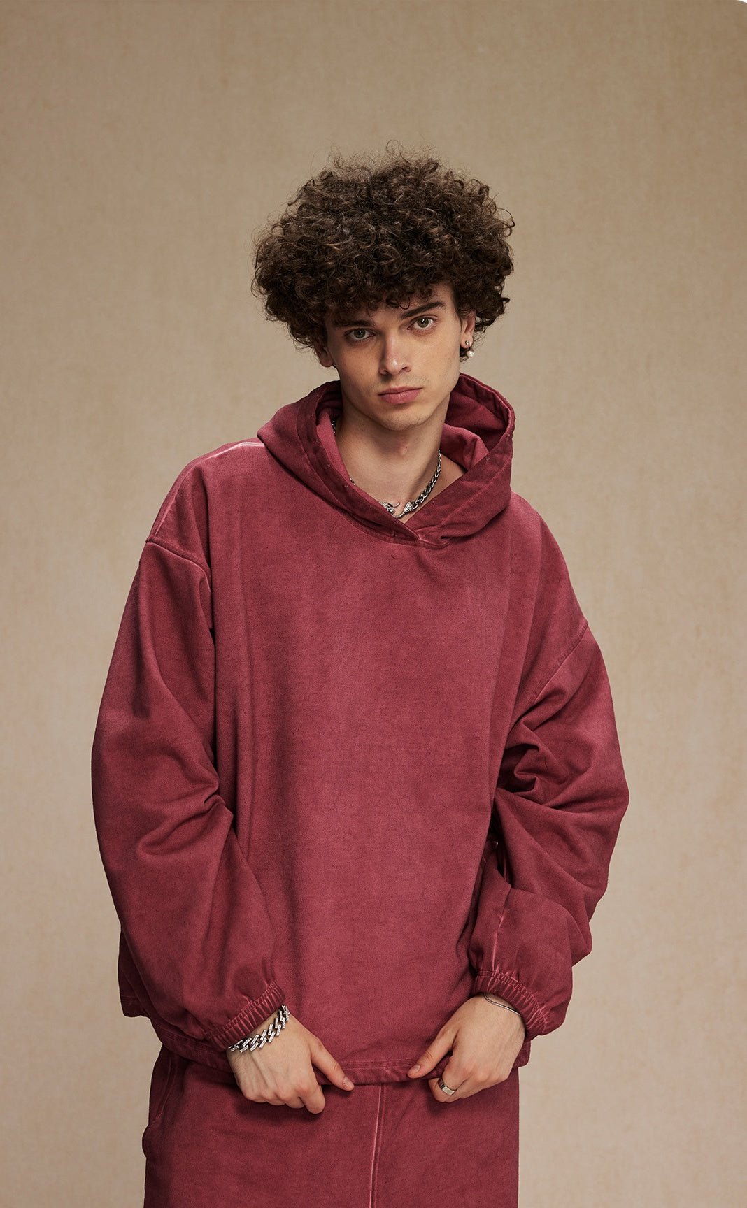 Hoodies Оверсайз Худі з ефектом СТО Ripe Cherry S - Tsupkyi (Цупкий) Taton.shop