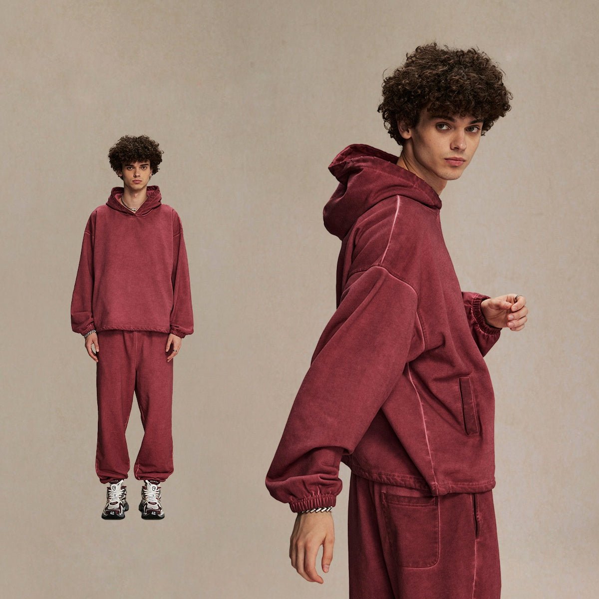 Hoodies Оверсайз Худі з ефектом СТО Ripe Cherry S - Tsupkyi (Цупкий) Taton.shop