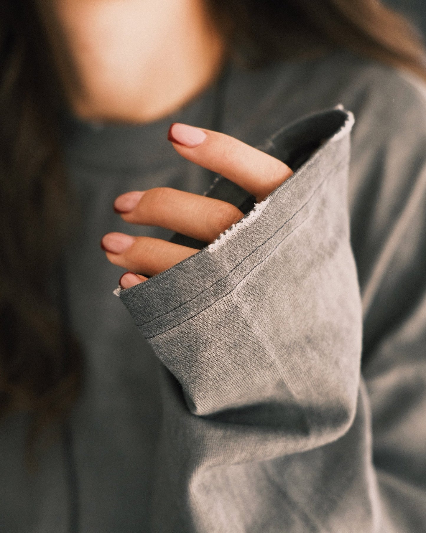 Sweatshirt Оверсайз Лонг с ефектом СТО Ripe Cherry S - Tsupkyi (Цупкий) Taton.shop