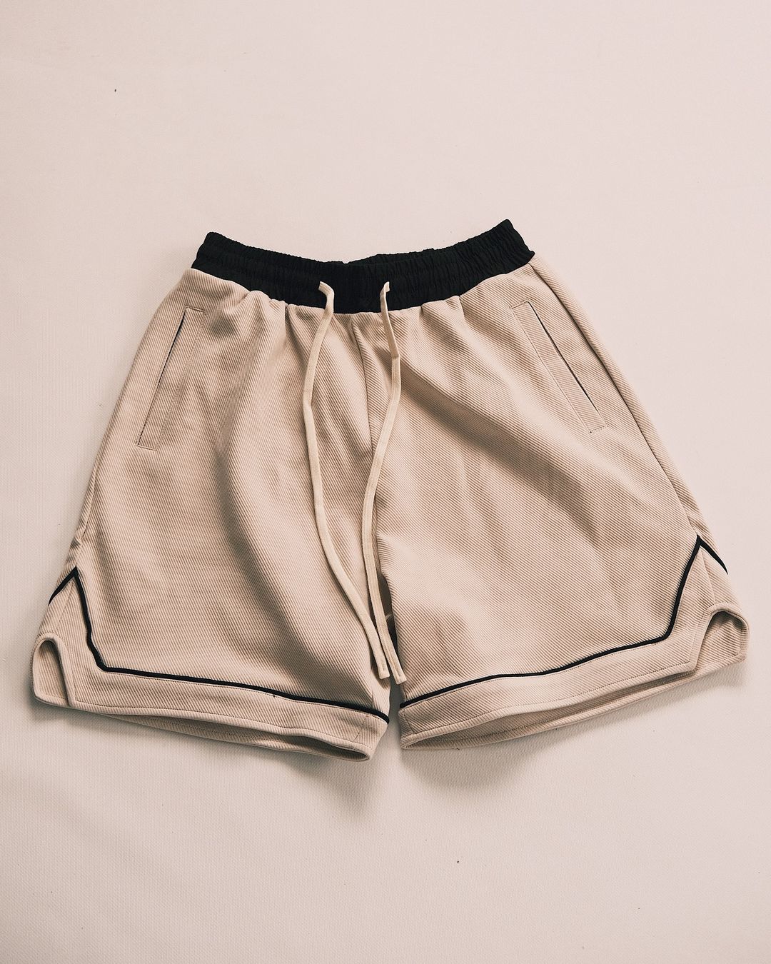 Shorts Оверсайз Шорти Цупкі S Беж - Tsupkyi (Цупкий) Taton.shop