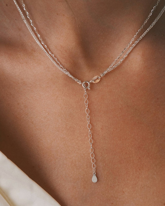 S925 Подвійний срібний ланцюжок 🧡 - Kashimir.me Taton.shop