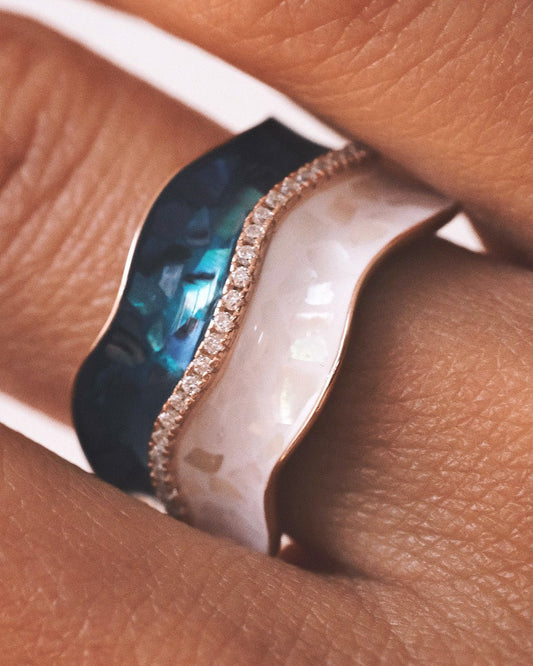 Каблучка S925 Срібна Каблучка - Епоксидка - Kashimir.me Taton.shop