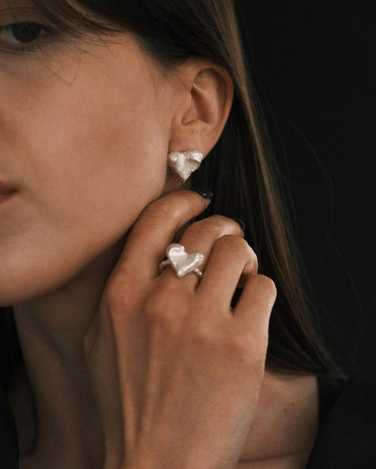 Каблучка S925 Срібна каблучка Велике Серце - Kashimir.me Taton.shop