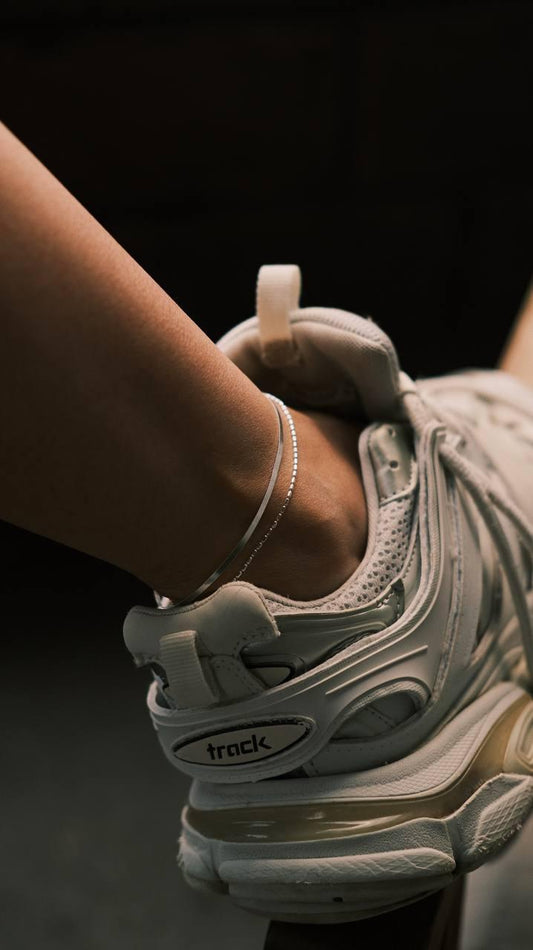 S925 Срібний браслетик на ніжку - Зміїна пристрасть - Kashimir.me Taton.shop