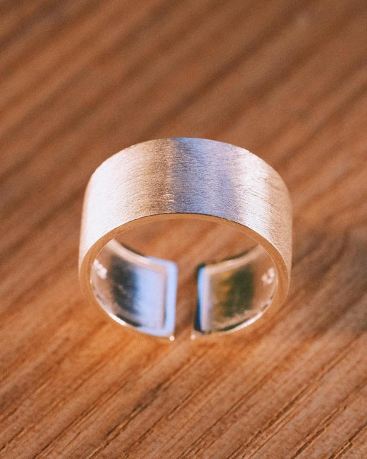 S925 Срібний Перстень - Матова чистота - Kashimir.me Taton.shop