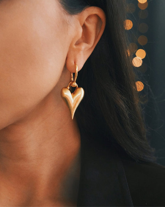 Сережки Елітні сережки Колір Кохання 🧡 Золоті з золотою застібкою - Kashimir.me Taton.shop