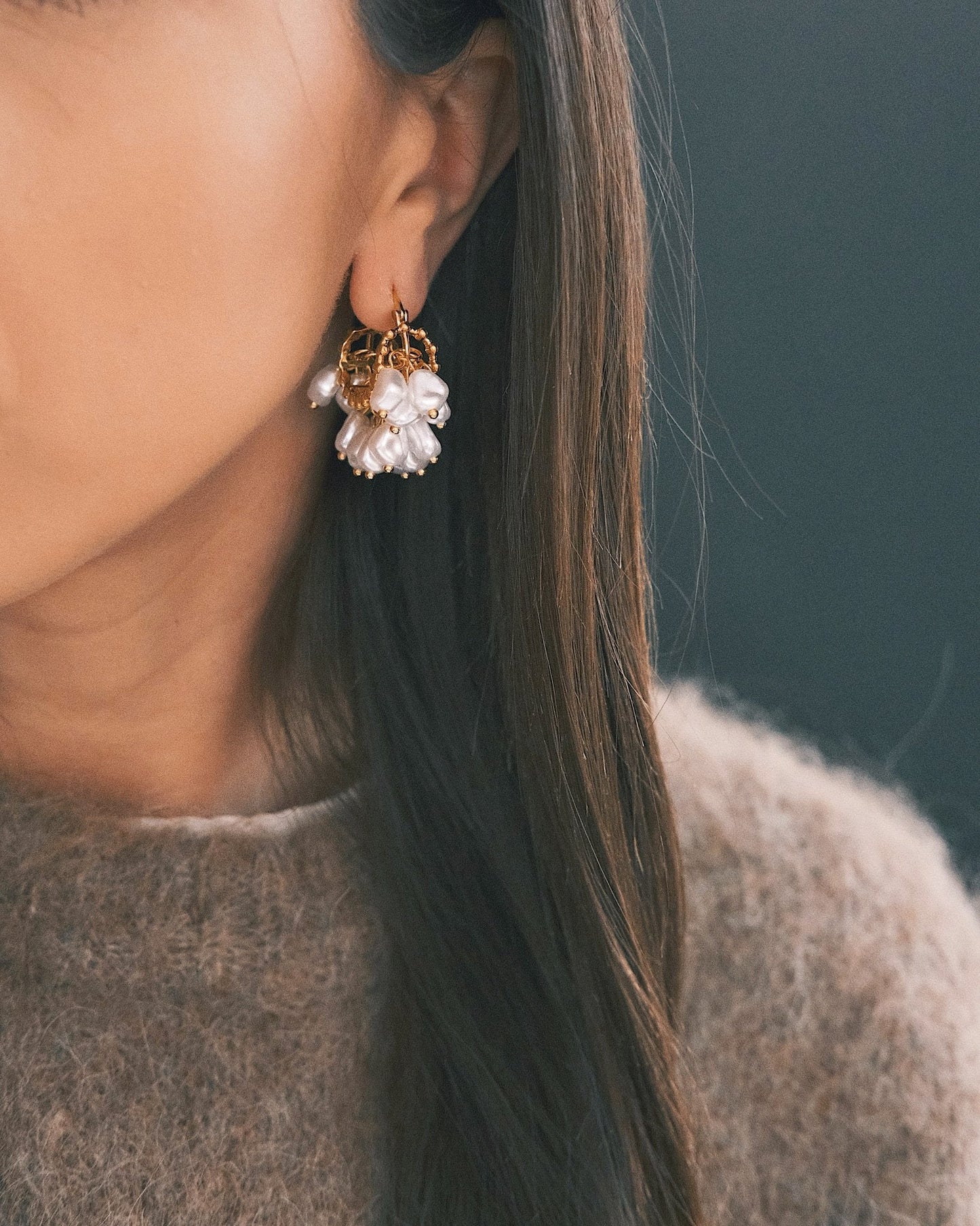 Сережки Преміум Сережки Барокові мрії Gold - Kashimir.me Taton.shop