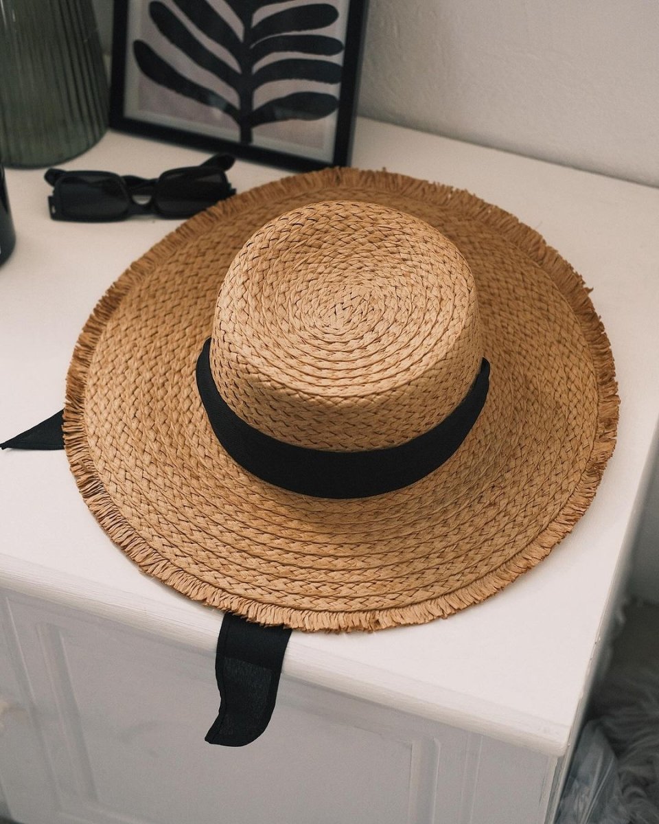 Капелюх Солом'яний Капелюшок з Чорною смужкою - Kashket.me Taton.shop