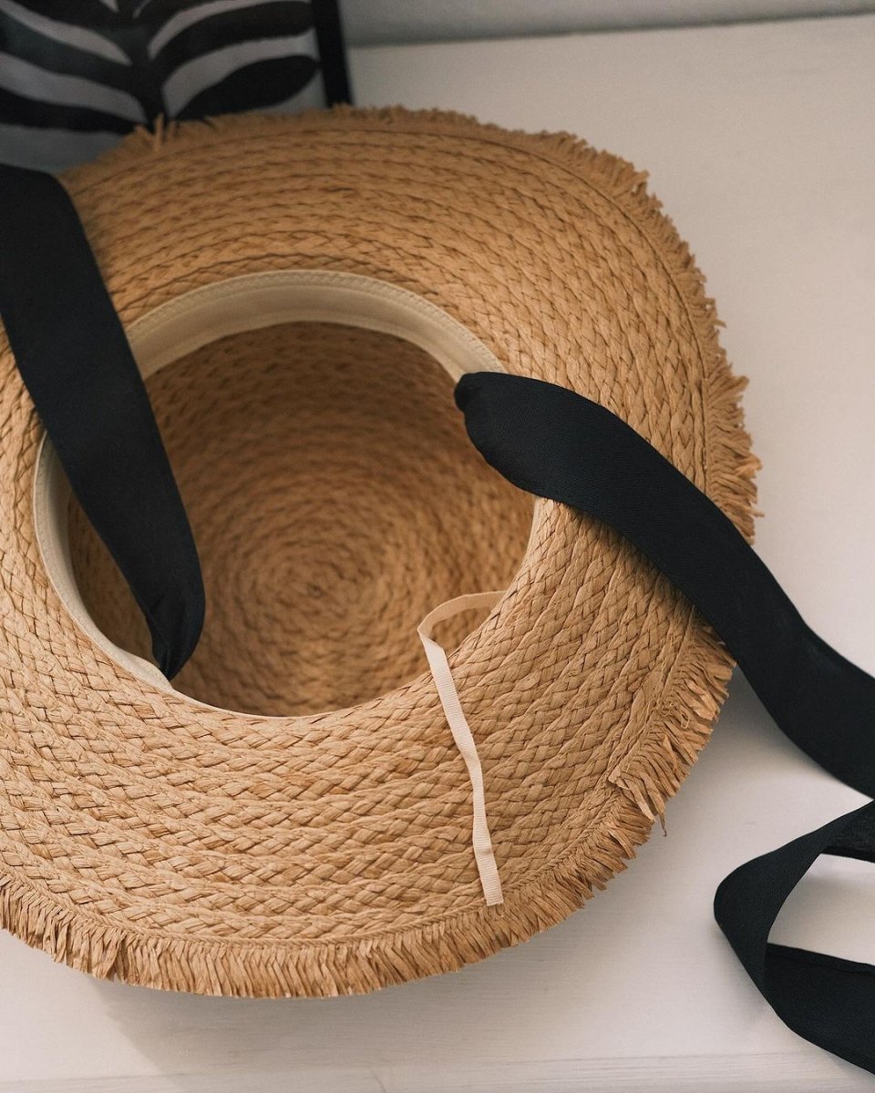 Капелюх Солом'яний Капелюшок з Чорною смужкою - Kashket.me Taton.shop