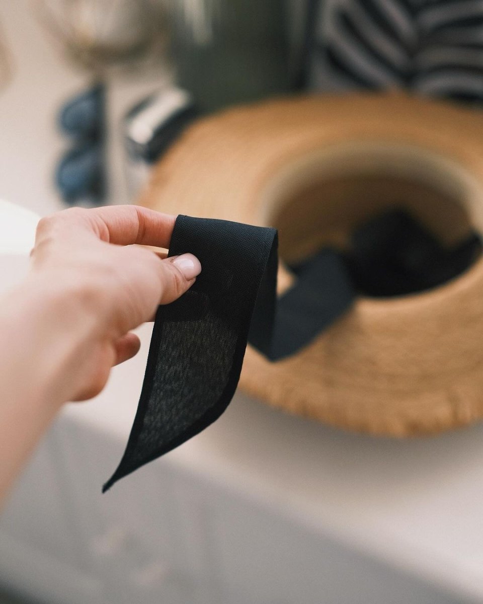 Капелюх Солом'яний Капелюшок з Чорною смужкою - Kashket.me Taton.shop