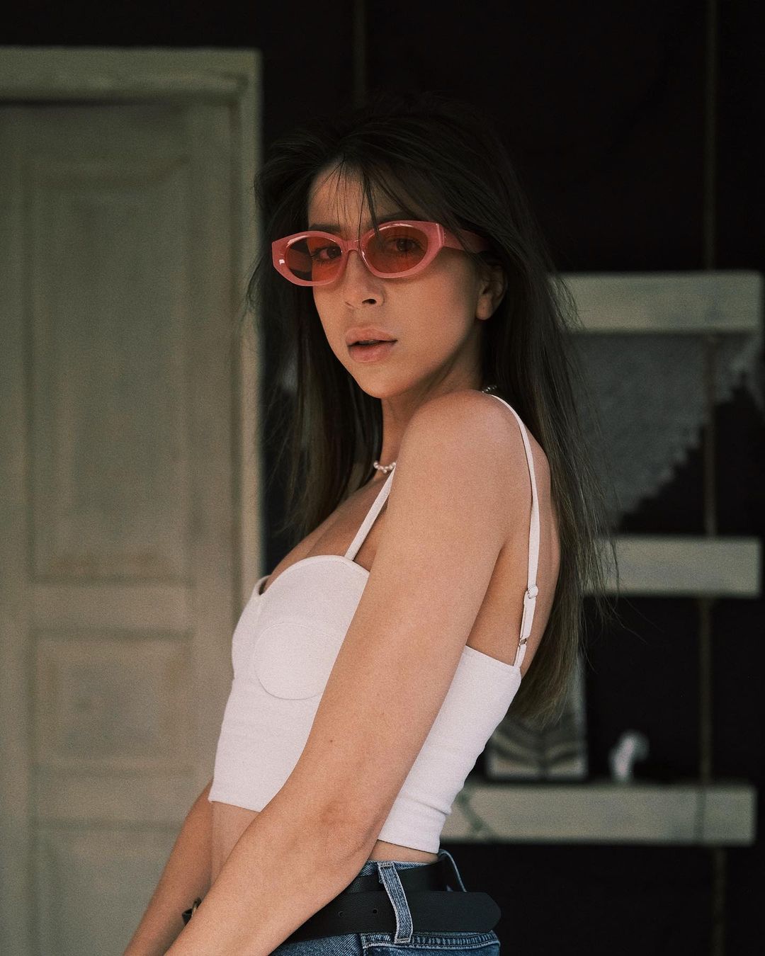 Sunglasses Колір дівочих мрій 💗 Шпигун (Чорні) - Okuliarnyi Taton.shop