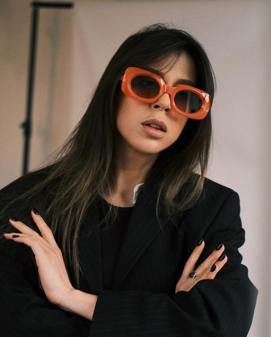 Sunglasses Вписане Коло Морква (Помаранчеві) - Okuliarnyi Taton.shop