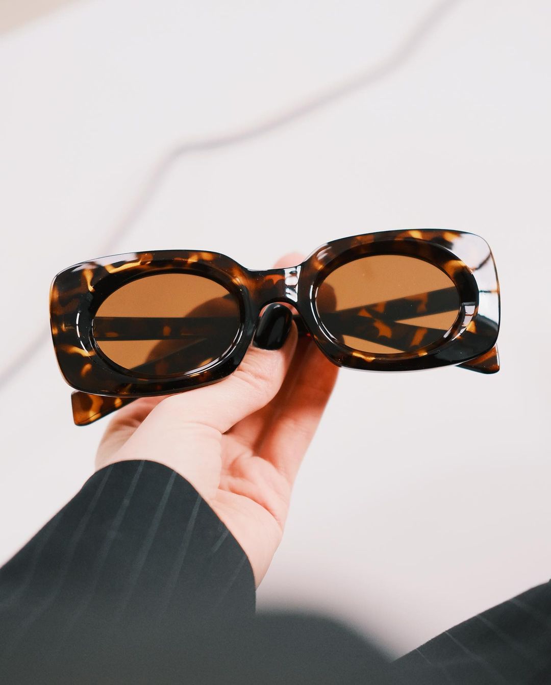 Sunglasses Вписане Коло Прозорий Леопард (Плямисті) - Okuliarnyi Taton.shop