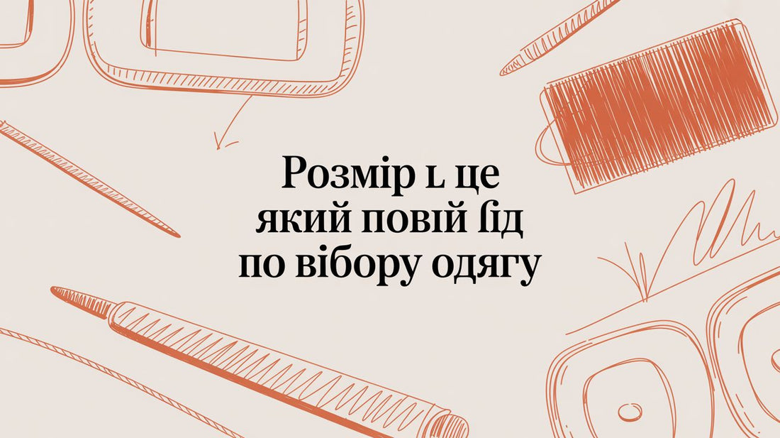 Розмір L — це який? Повний гайд із вибору одягу - Taton.shop