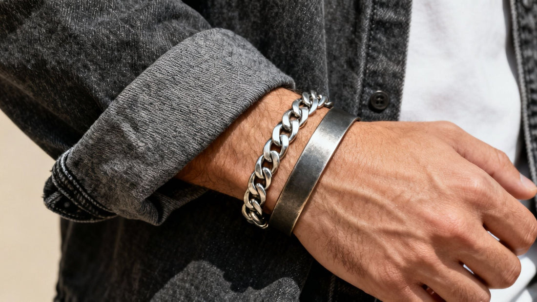 The Guide to Men's Silver Bracelets - Taton.shop