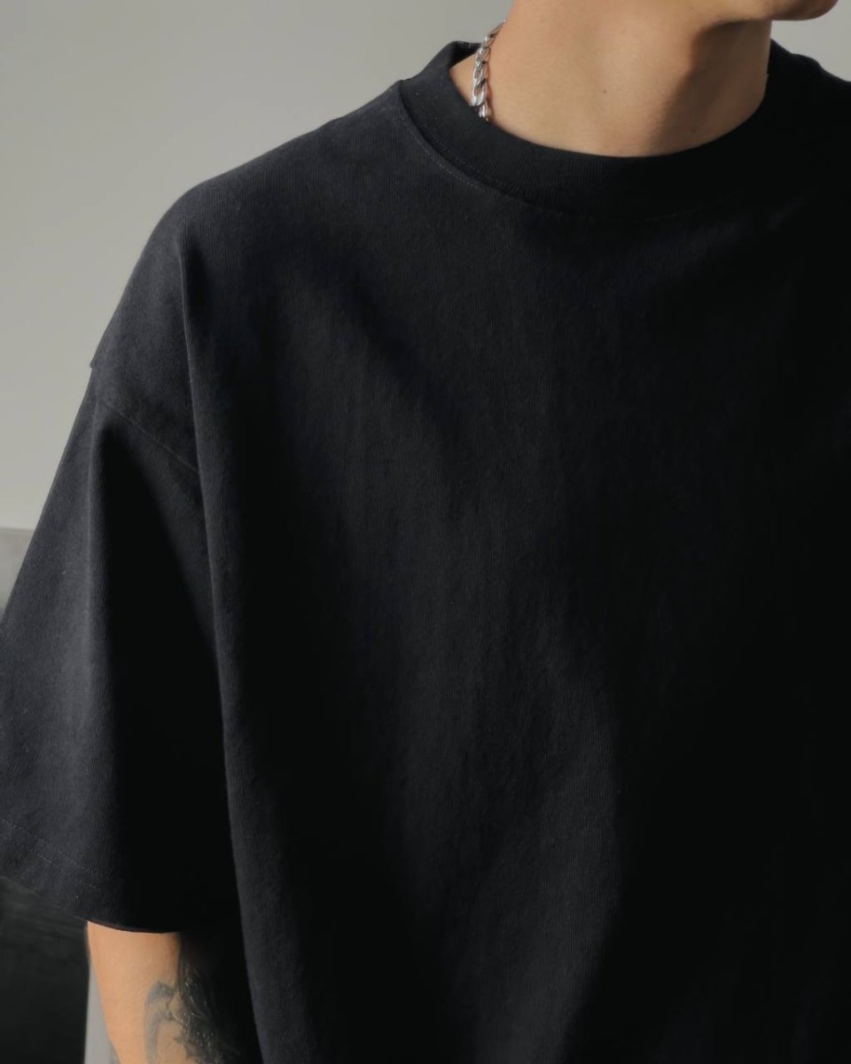 T-shirt База - Преміум Оверсайз Футболка 385 M Чорна - Tsupkyi (Цупкий) Taton.shop