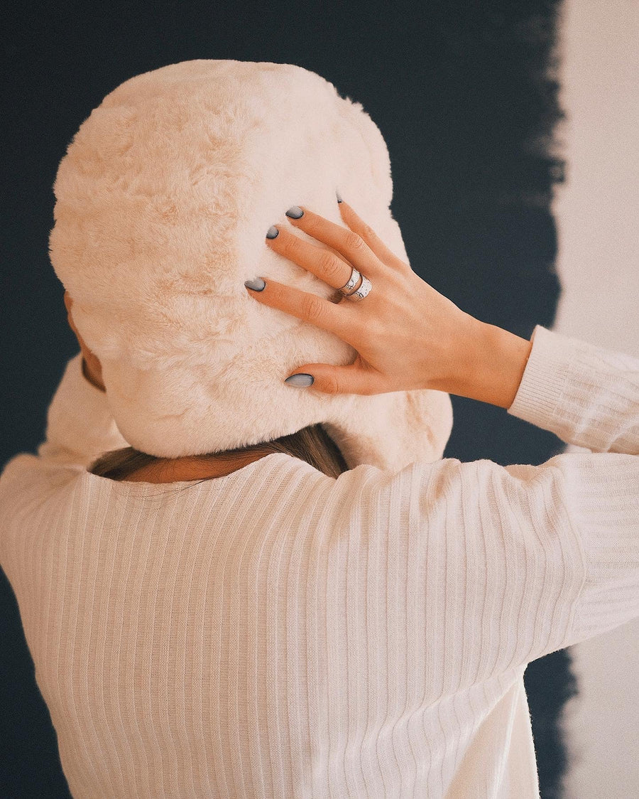 Hats Шапка-вушанка «Божественна» Пряжений - Kashket.me Taton.shop