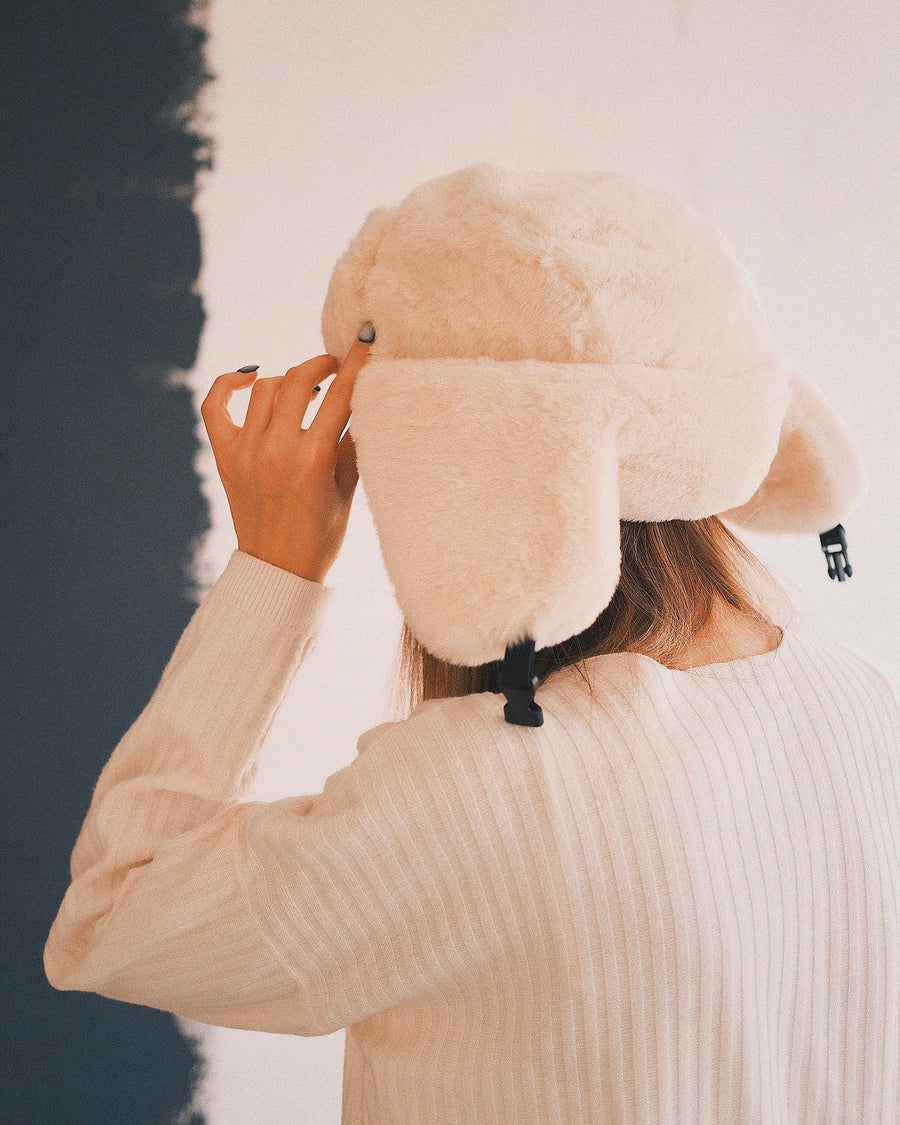 Hats Шапка-вушанка «Божественна» Пряжений - Kashket.me Taton.shop