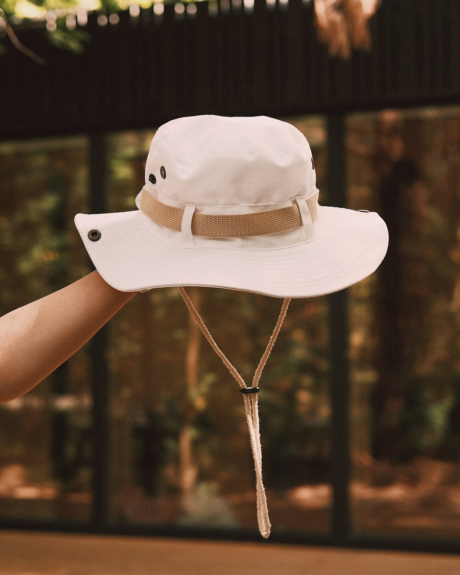 cap Ковбойський капелюх Outdoor — захист від сонця для рибалки й альпінізму White - Kashket.me Taton.shop