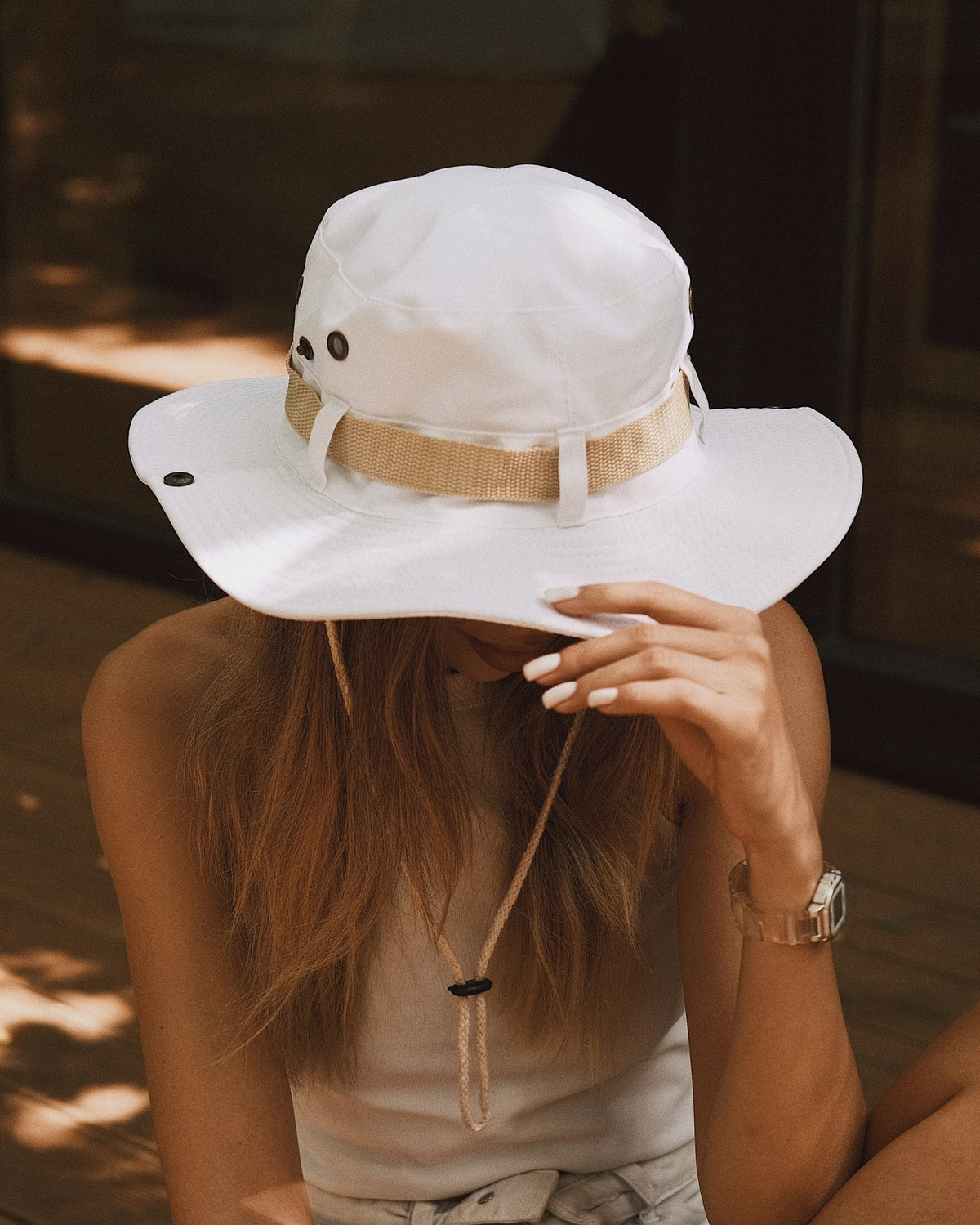 cap Ковбойський капелюх Outdoor — захист від сонця для рибалки й альпінізму White - Kashket.me Taton.shop
