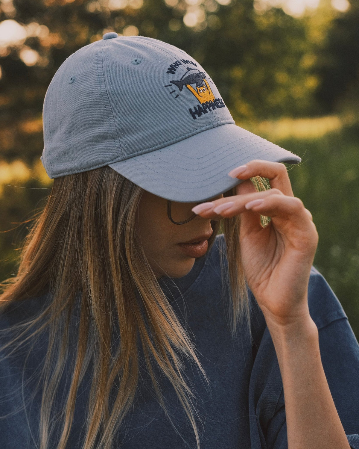 cap 🎣 "Who Won Happiness" — кепка, що говорить замість тебе! White - Kashket.me Taton.shop