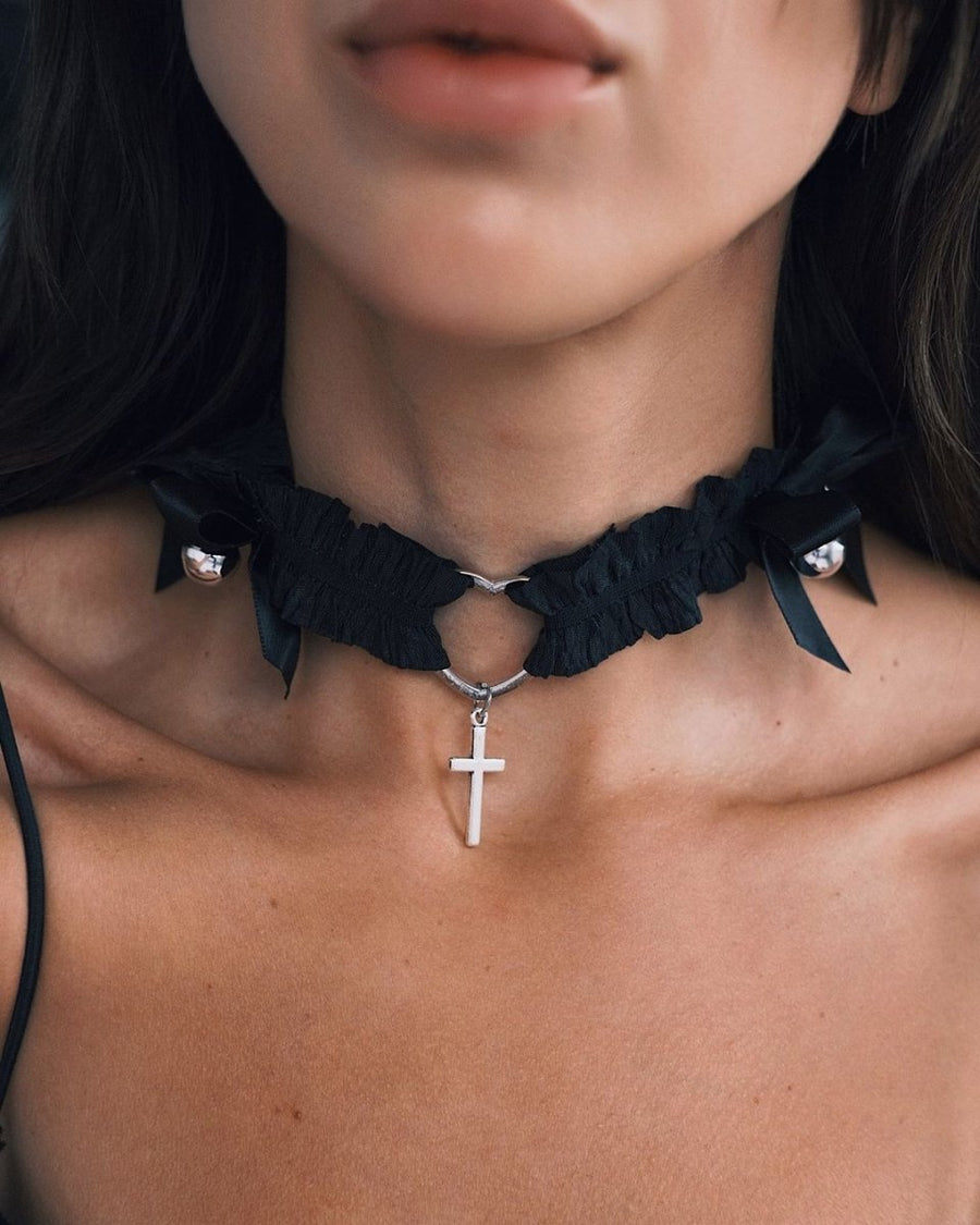 Підвіска Чокер з Дзвіночками Black