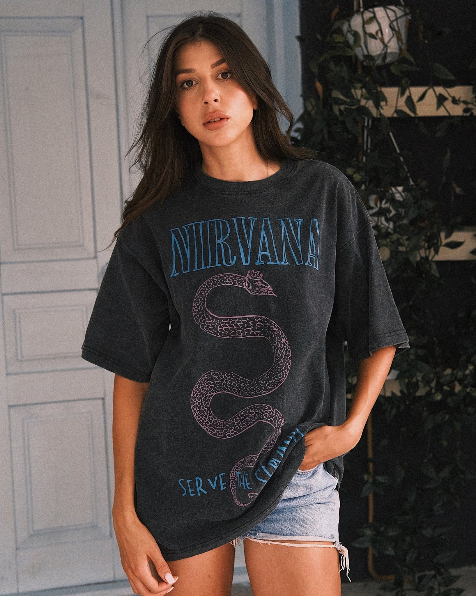 T-shirt Футболка Nirvana зі Змією 🐍 M - Tsupkyi (Цупкий) Taton.shop