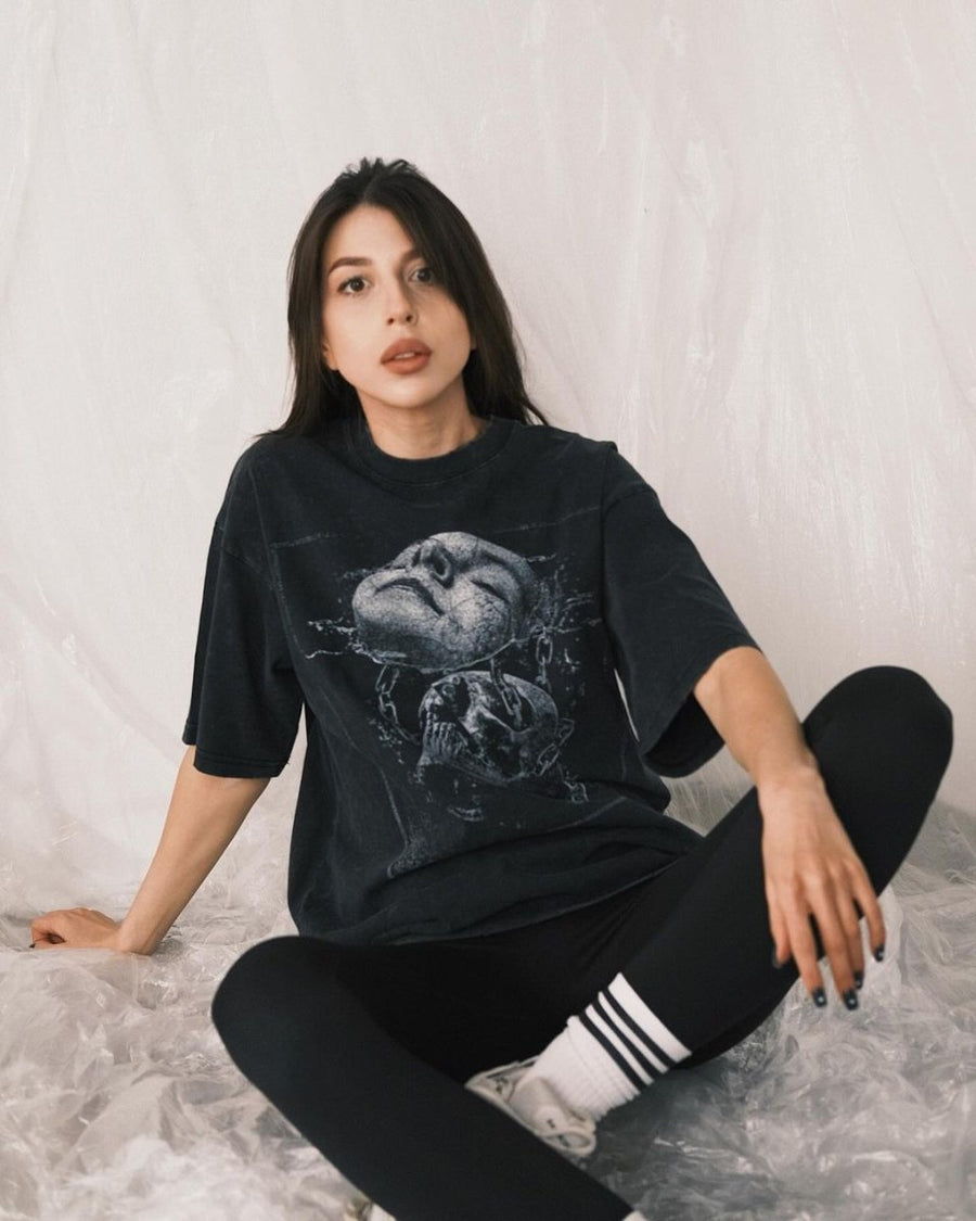 T-shirt Футболка «Обличчя» M - Tsupkyi (Цупкий) Taton.shop