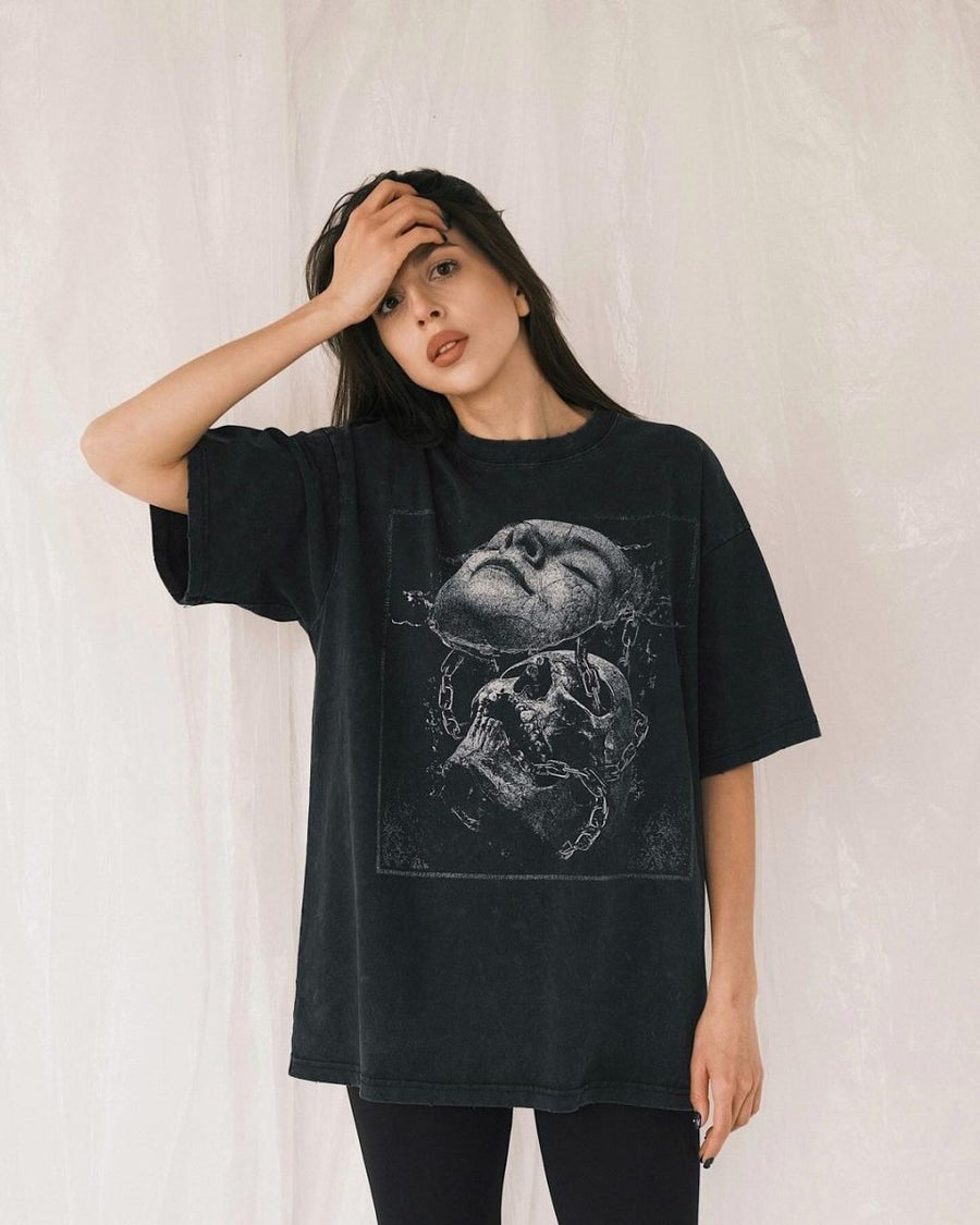 T-shirt Футболка «Обличчя» M - Tsupkyi (Цупкий) Taton.shop