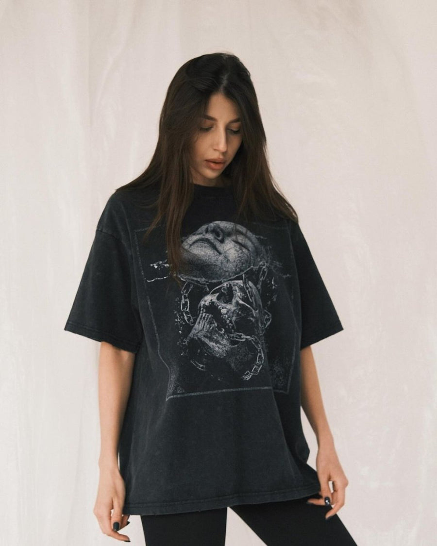 T-shirt Футболка «Обличчя» M - Tsupkyi (Цупкий) Taton.shop