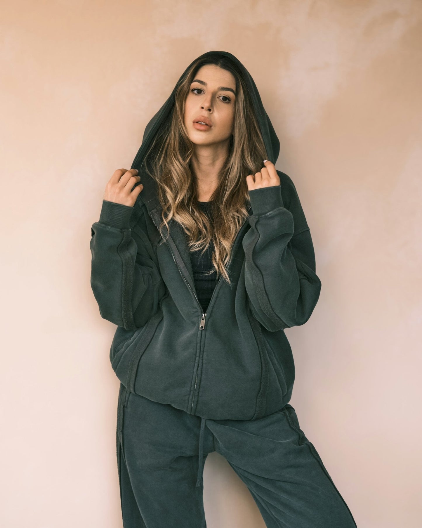 Hoodies Оверсайз Зіп Худі з полосками. Теплий, м'який фліс S - Tsupkyi (Цупкий) Taton.shop