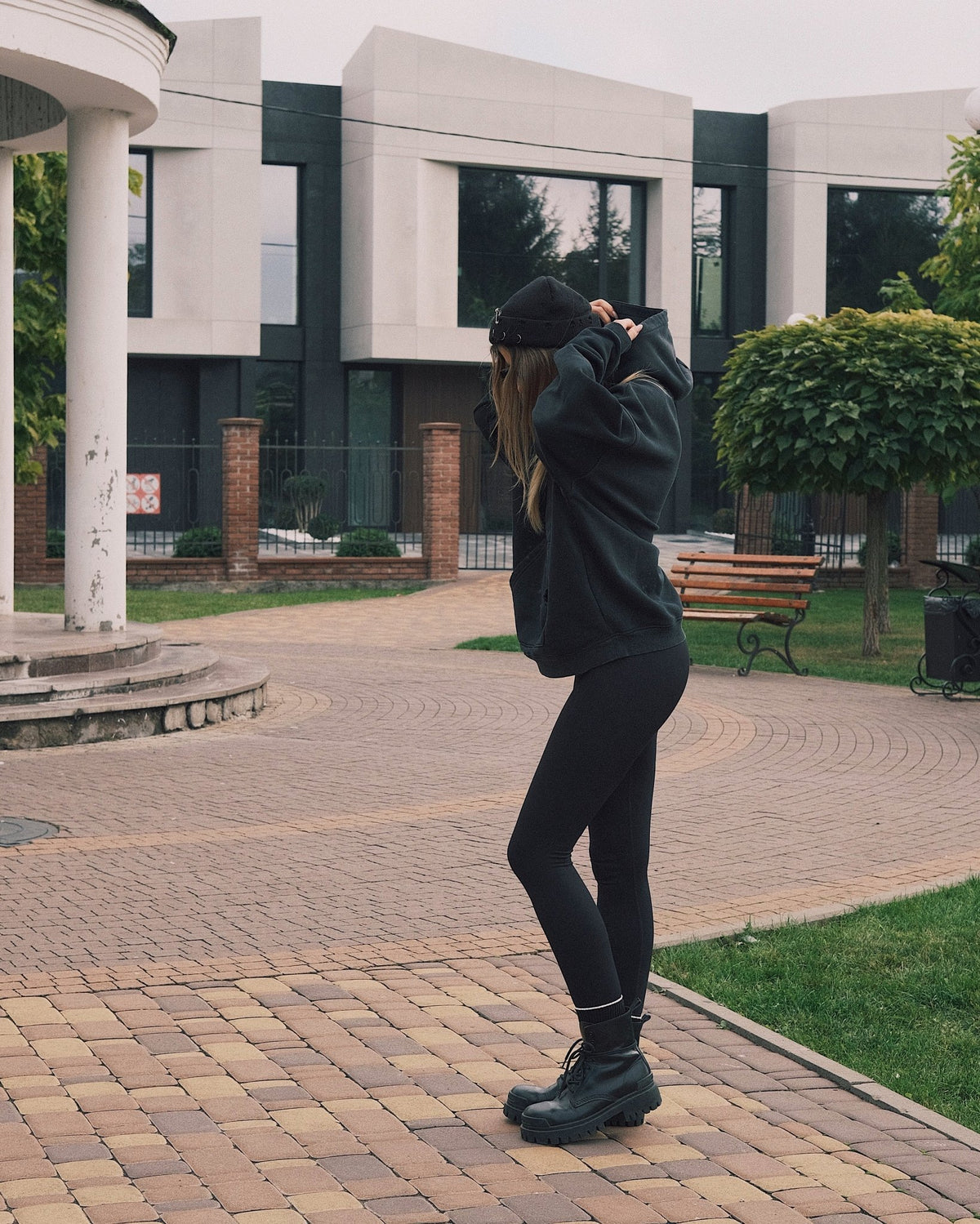 Hoodies Плямистий оверсайз Худі з капюшоном S Беж - Tsupkyi (Цупкий) Taton.shop