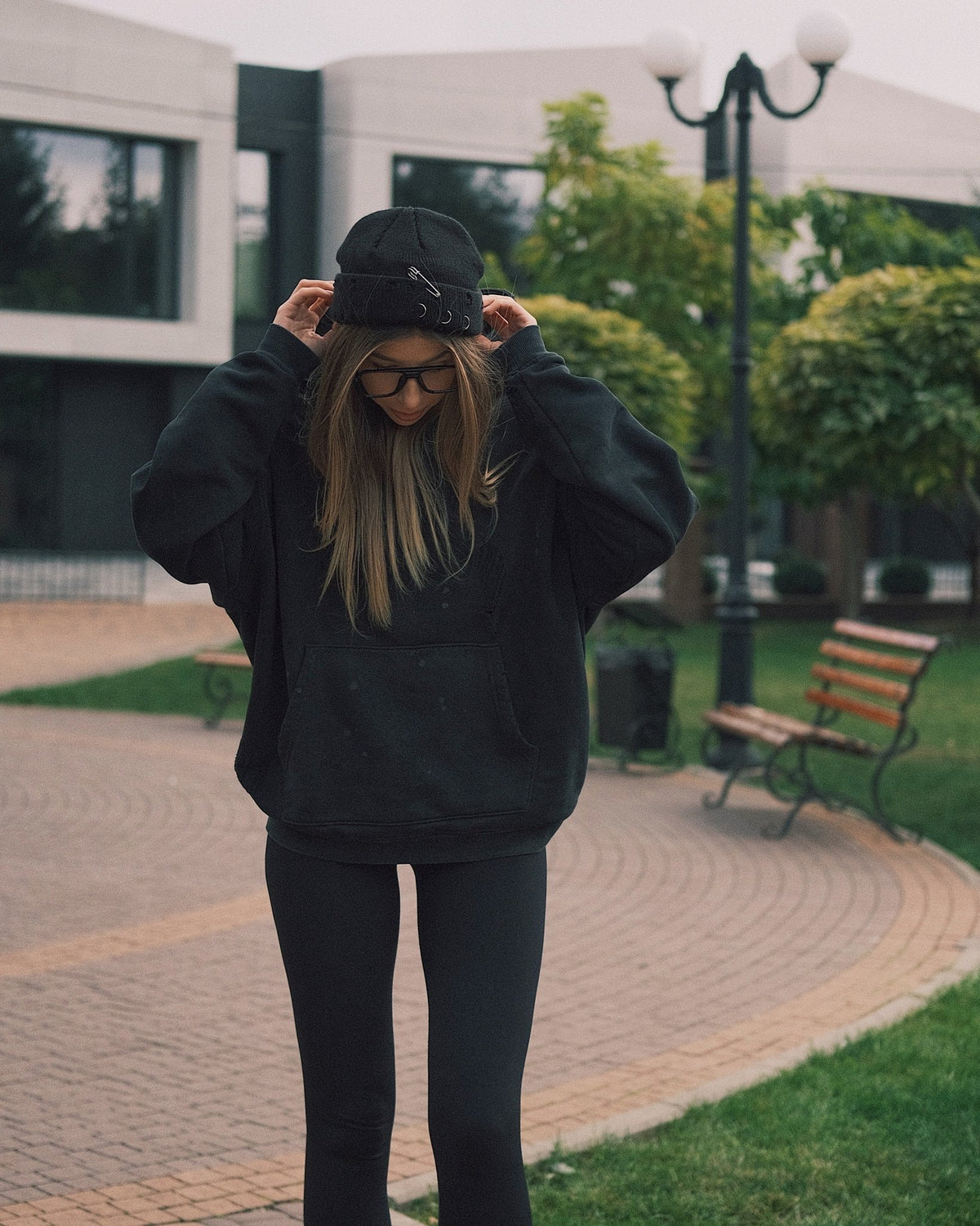 Hoodies Плямистий оверсайз Худі з капюшоном S Беж - Tsupkyi (Цупкий) Taton.shop
