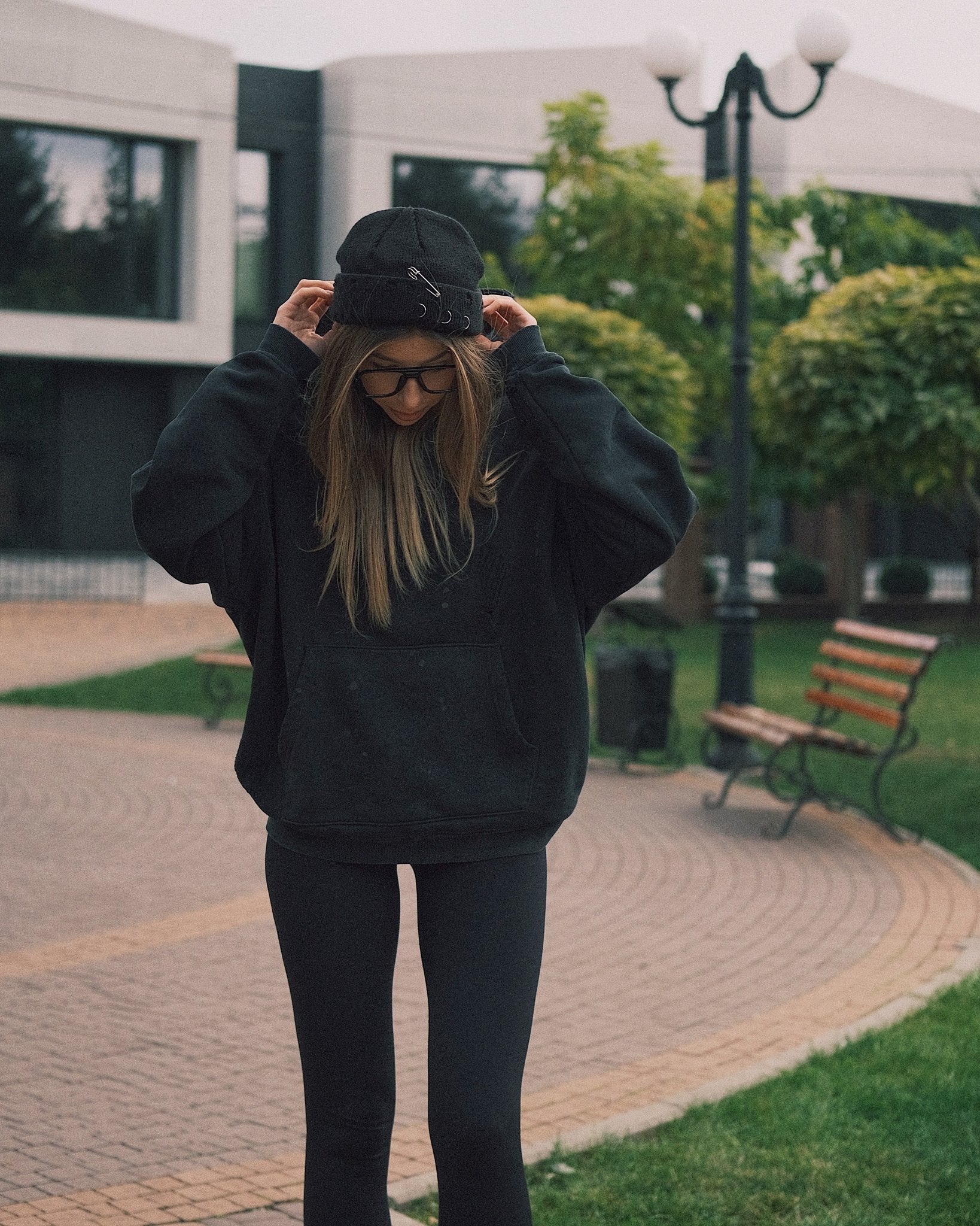 Hoodies Плямистий оверсайз Худі з капюшоном S Беж - Tsupkyi (Цупкий) Taton.shop