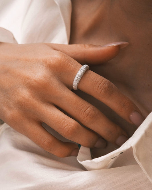 Каблучка S925 Срібна Каблучка - Іній - Kashimir.me Taton.shop