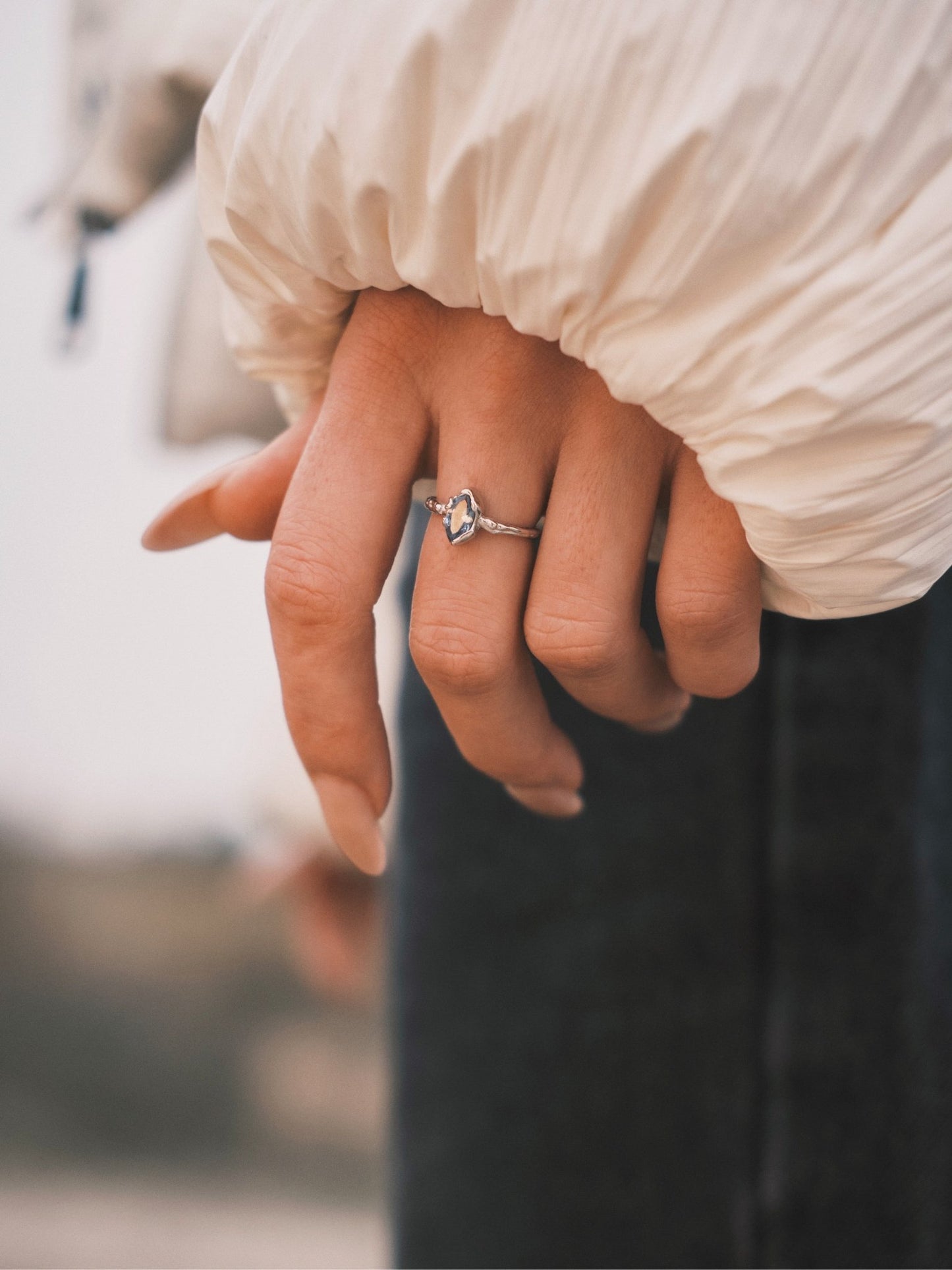 Каблучка S925 Срібна Каблучка - Погляд Королеви - Kashimir.me Taton.shop