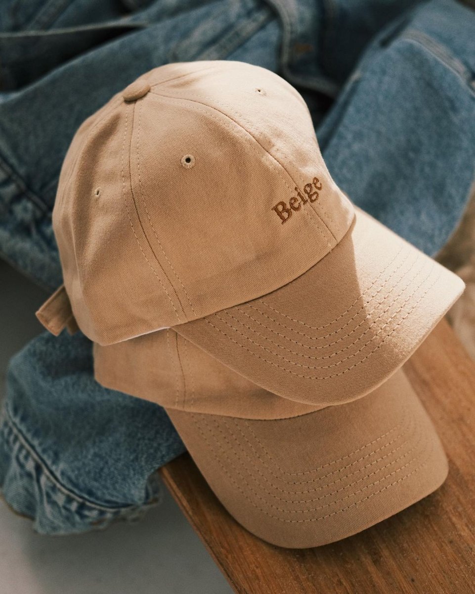 cap Кепка з вишитою назвою відтінку Беж - Kashket.me Taton.shop