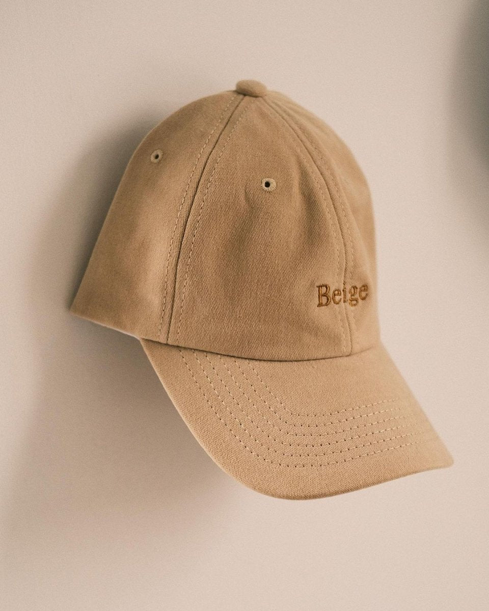 cap Кепка з вишитою назвою відтінку Беж - Kashket.me Taton.shop