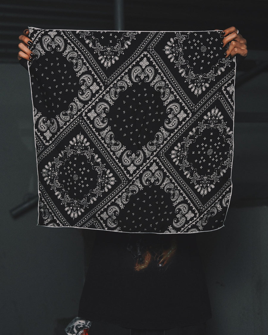 Хустка Бандана - косинка у стрітстайл стилі Black - Kashket.me Taton.shop