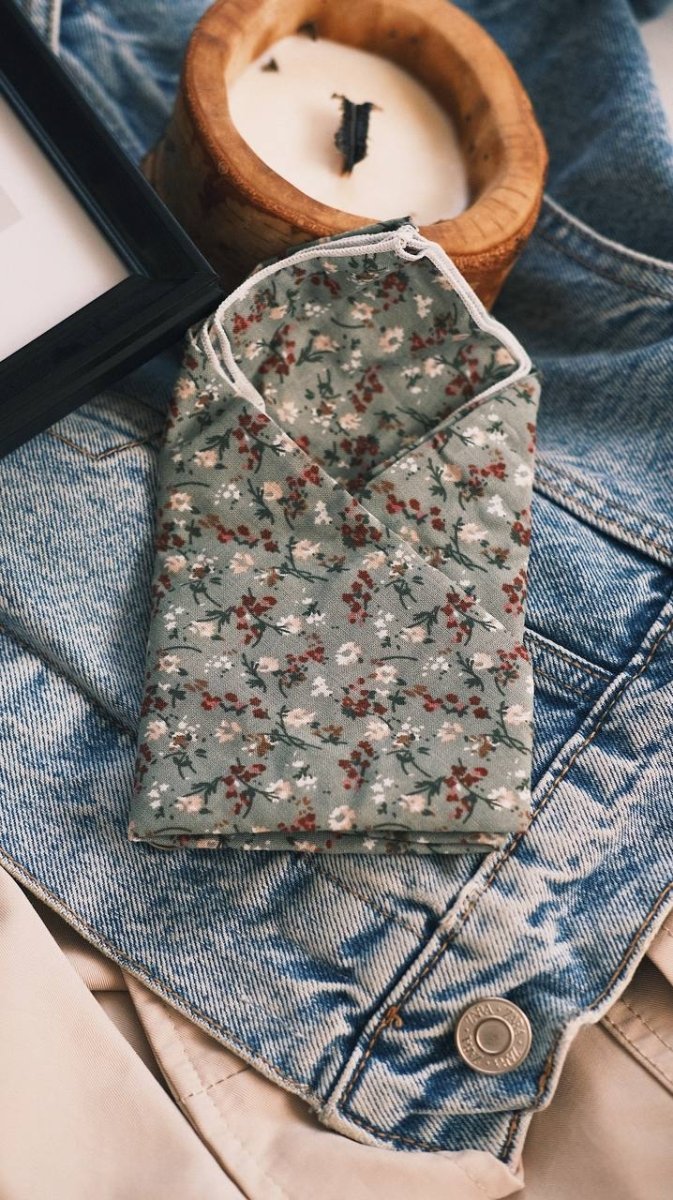 Хустка Косинка-хустка Сірозелена - Kashket.me Taton.shop
