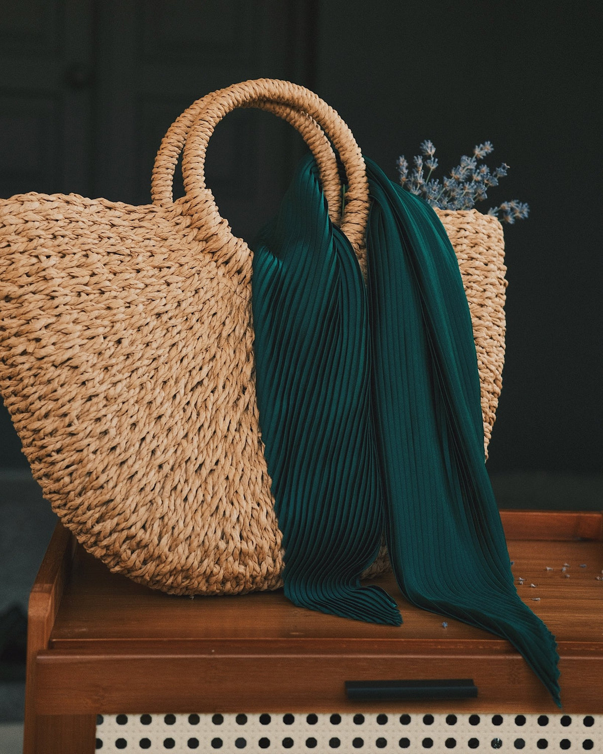 Хустка Плісеровані однотонні хустинки Зелена - Kashket.me Taton.shop