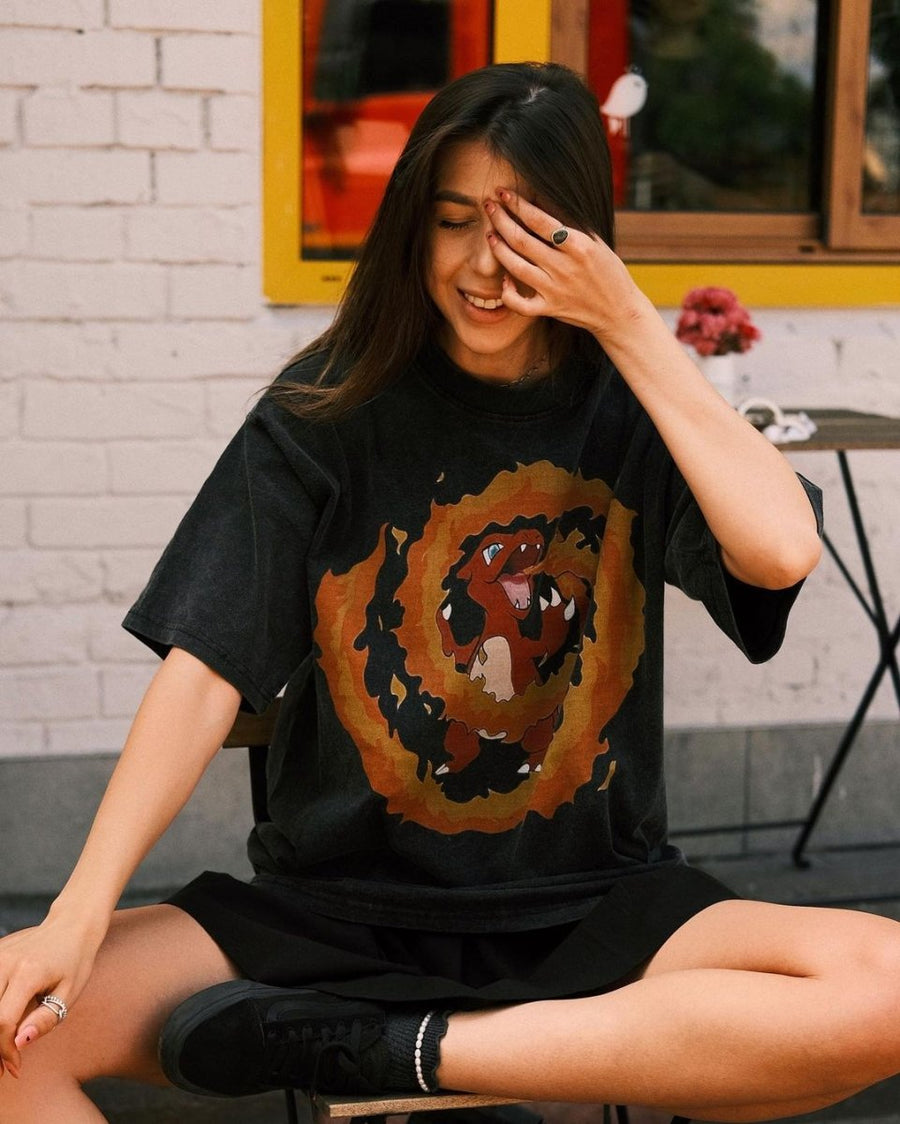 T-shirt Оверсайз футболка «Чермандер» M Біла - Tsupkyi (Цупкий) Taton.shop